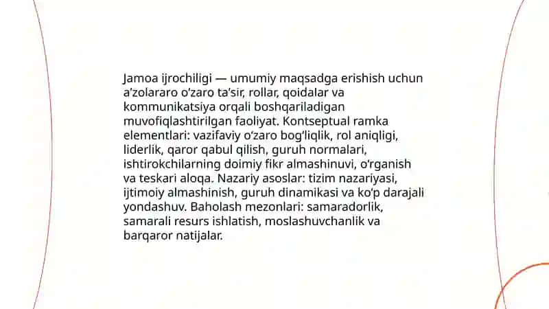 Jamoa ijrochiligining nazariy asoslari va o‘ziga xosligi 3