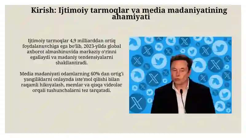 Ijtimoiy tarmoqlar va media madaniyatining ahamiyati 3