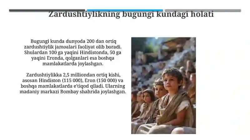 Zardushtiylikning bugungi kundagi holati 3