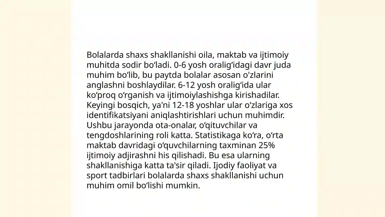 Bolalar psixologiyasi muammolarining oʻrganilishi 3