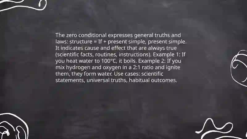 Zero Conditional 3