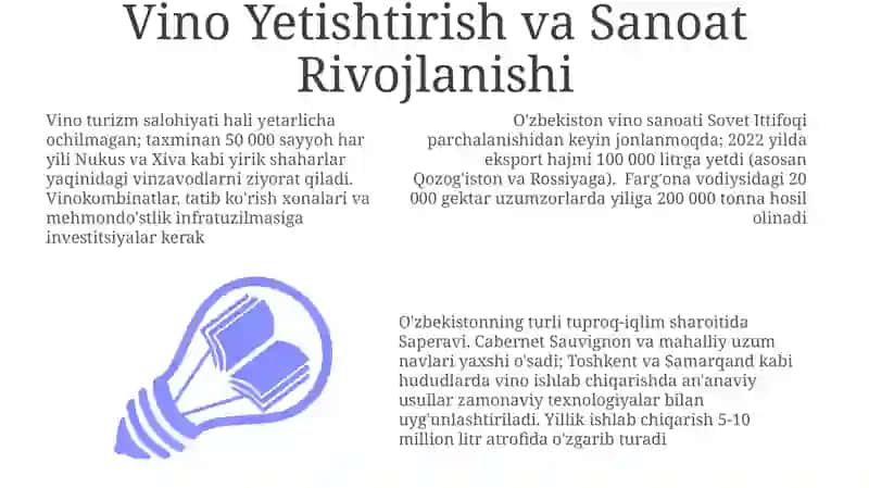 Vino Yetishtirish va Sanoat Rivojlanishi 3