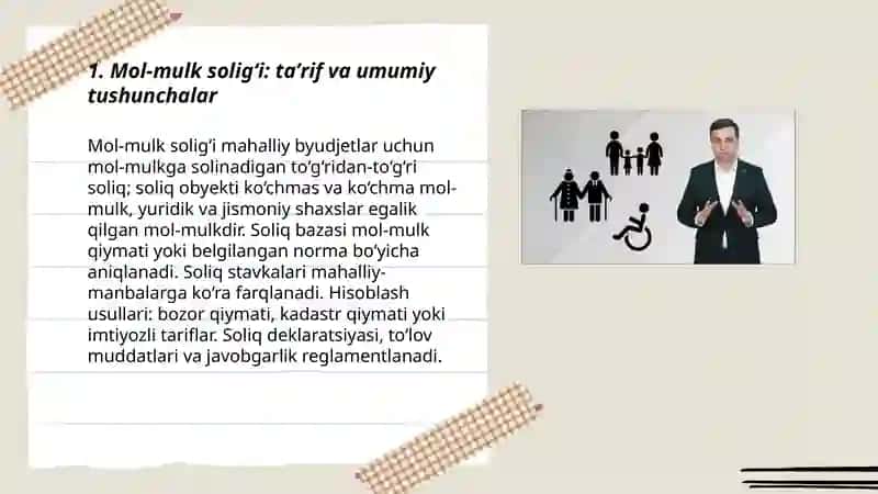 Mol-mulk solig'i bo'yicha prezintatsiya 3