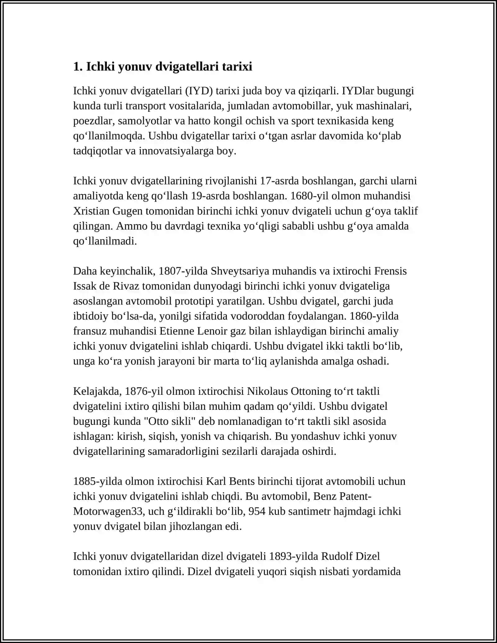 UCHQUNDAN O’T OLDIRADIGAN DVIGATELLAR 3