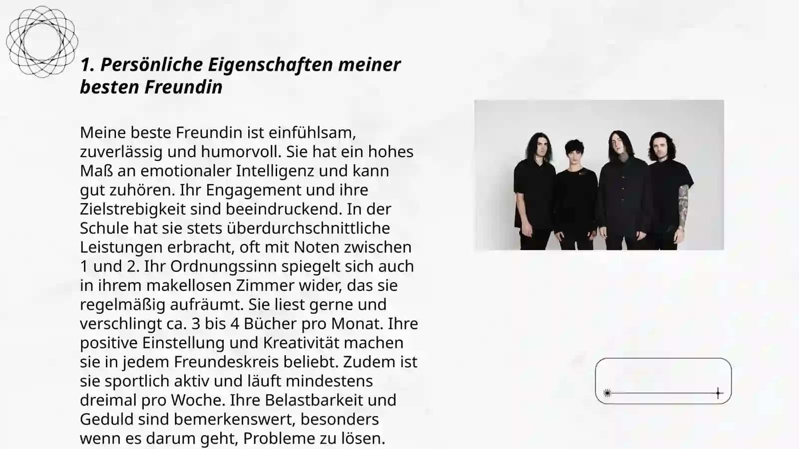 Persönliche Eigenschaften meiner besten Freundin 3