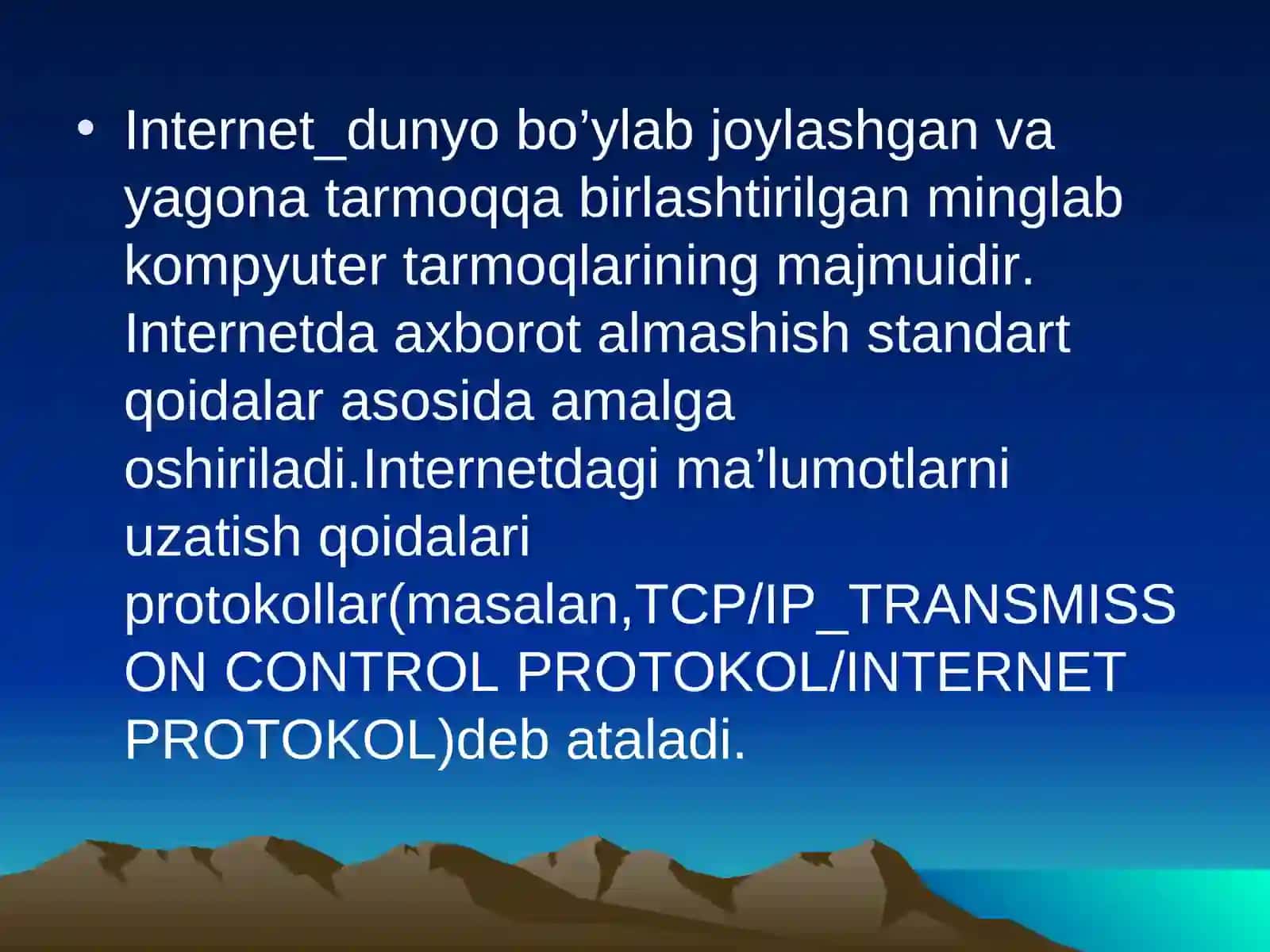 10-dars Axborotli olam muammolari va internet 3