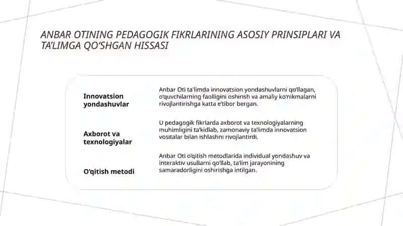 Anbar Oti ning pedagogik fikrlari va ta’limga qo‘shgan hissasi 3