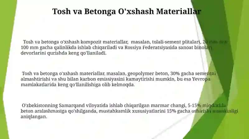 Sanoat Qurilishida Qo'llaniladigan Qurilish Materiallari 3