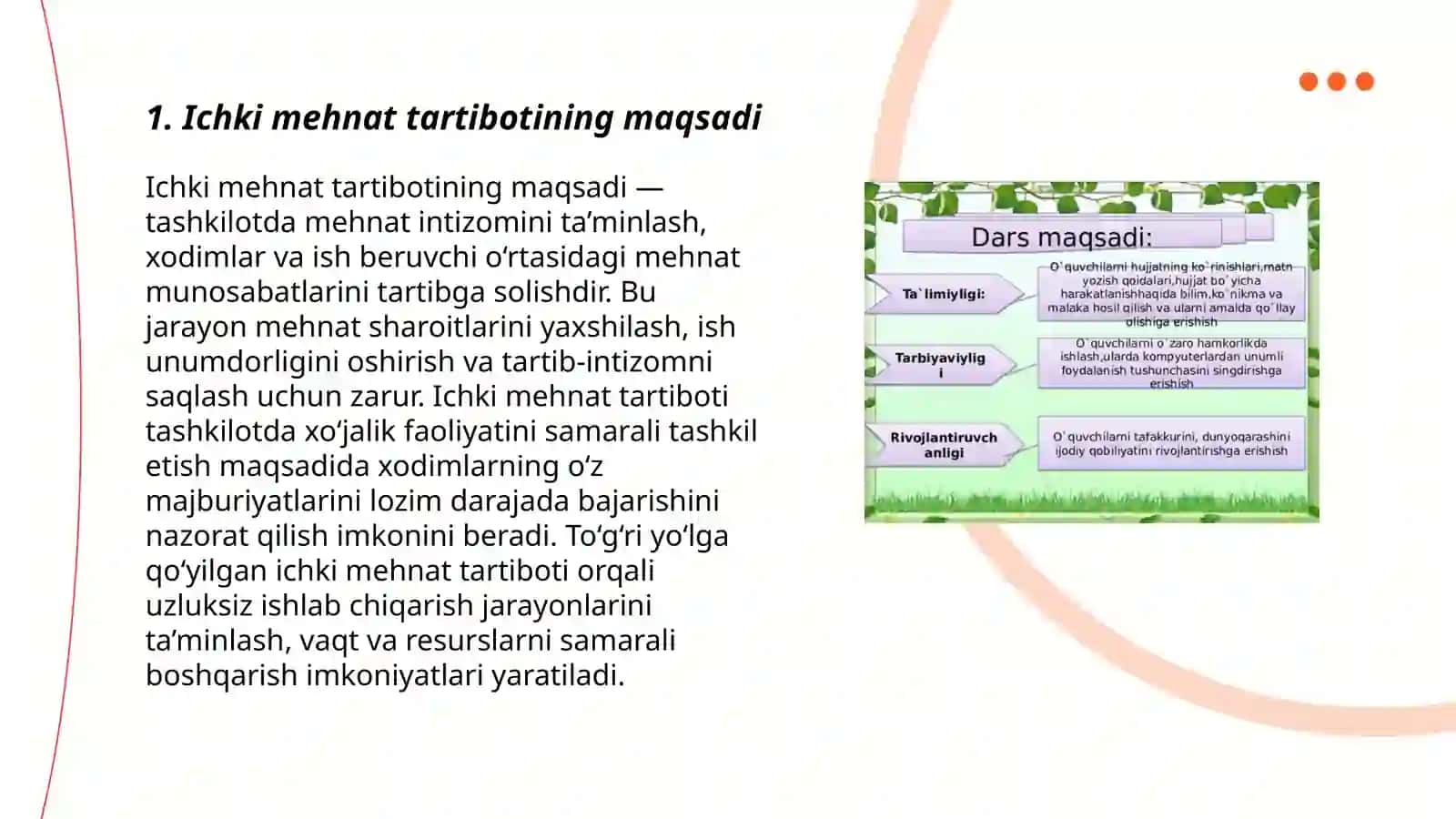 Ichki mehnat tartiboti qoidalari 3