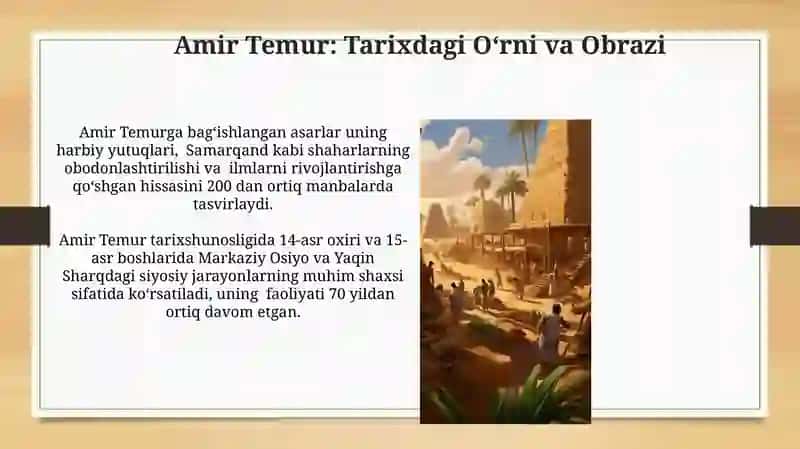 Temuriylar Davri Tarixining Sharhlanishi va Baholari 3
