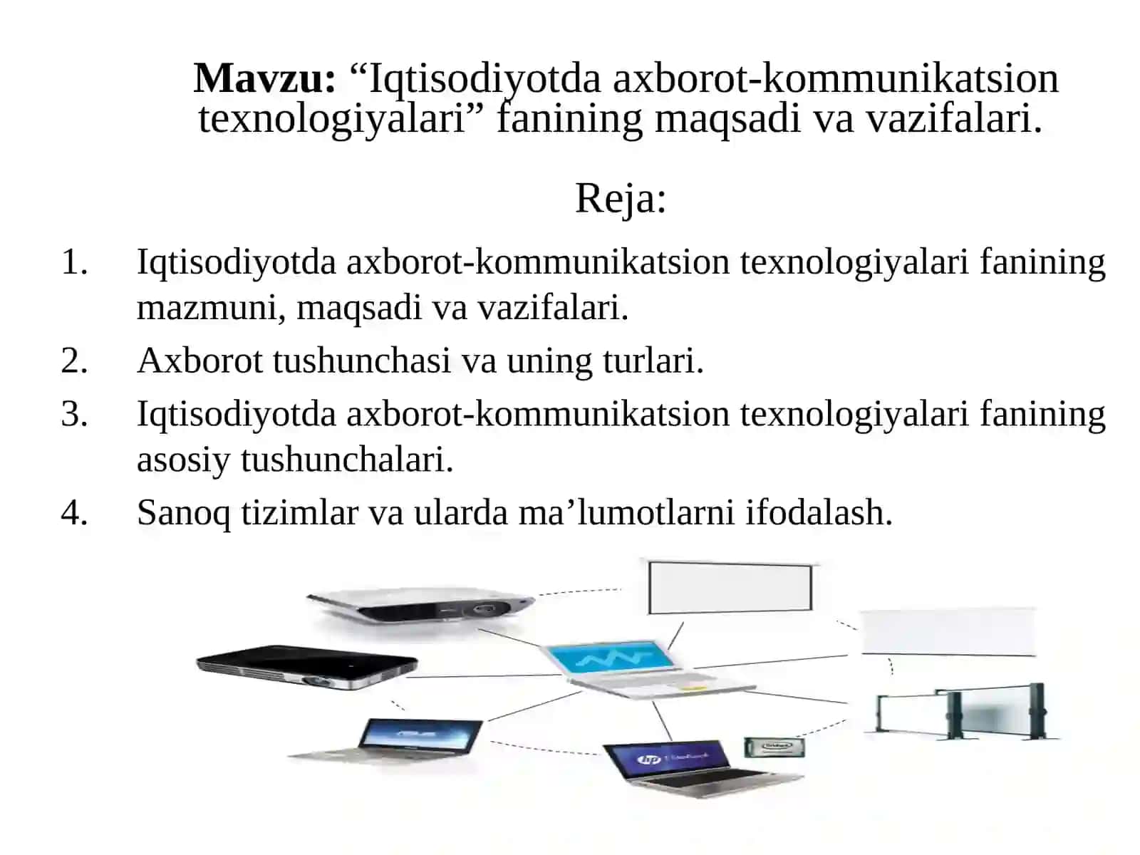 IQTISODIYOTDA AXBOROT KOMMUNIKATSION TEXNOLOGIYALARI VA TIZIMLARI 3