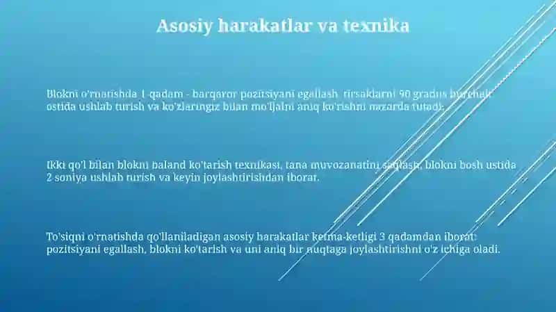 Joydaturibikkiqoʻliyuqoridatoʻsiqblokqoʻyish 3