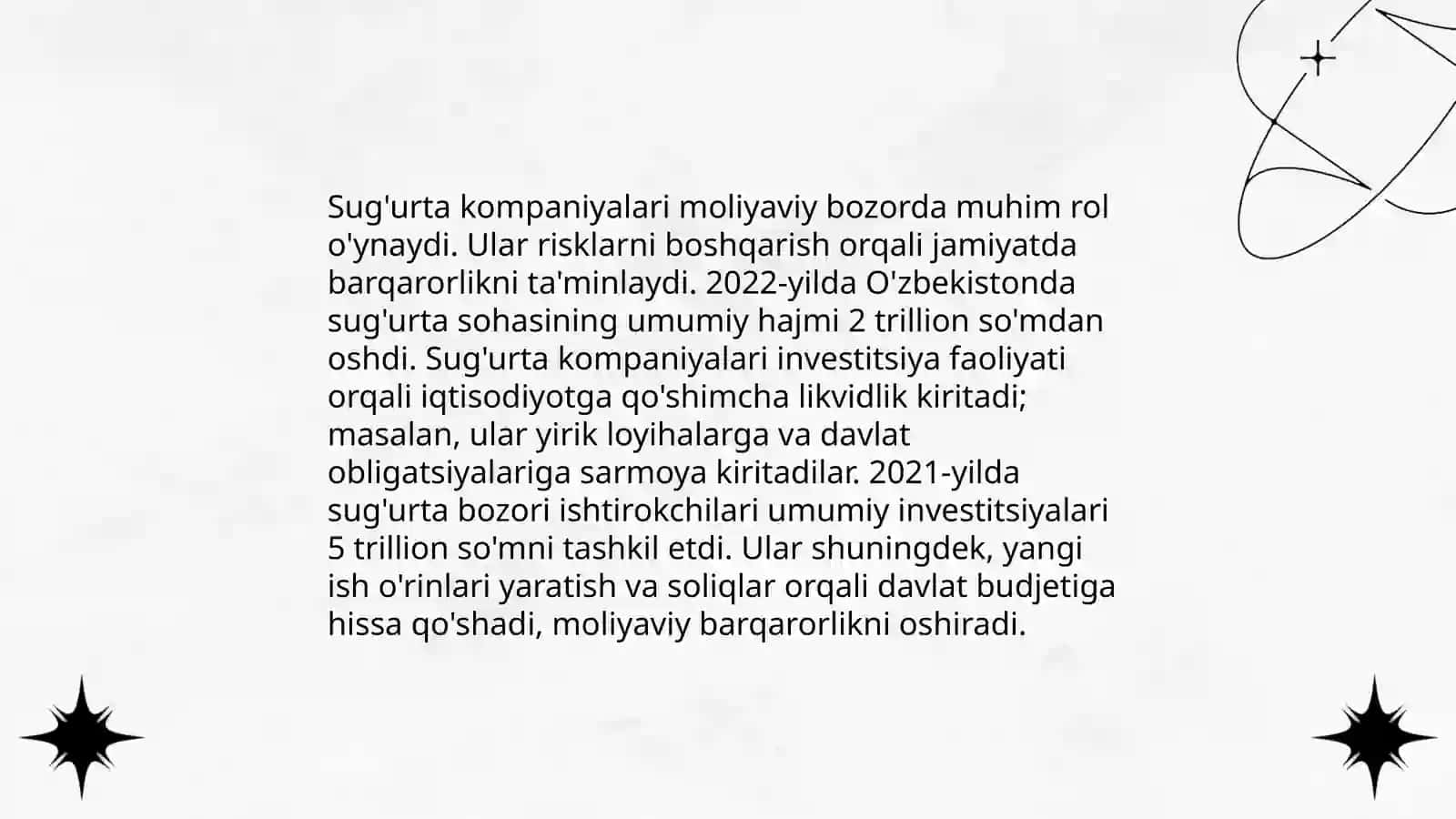 Sug'urta va pensiya fondlarining moliya bozorlaridagi faoliyati 3