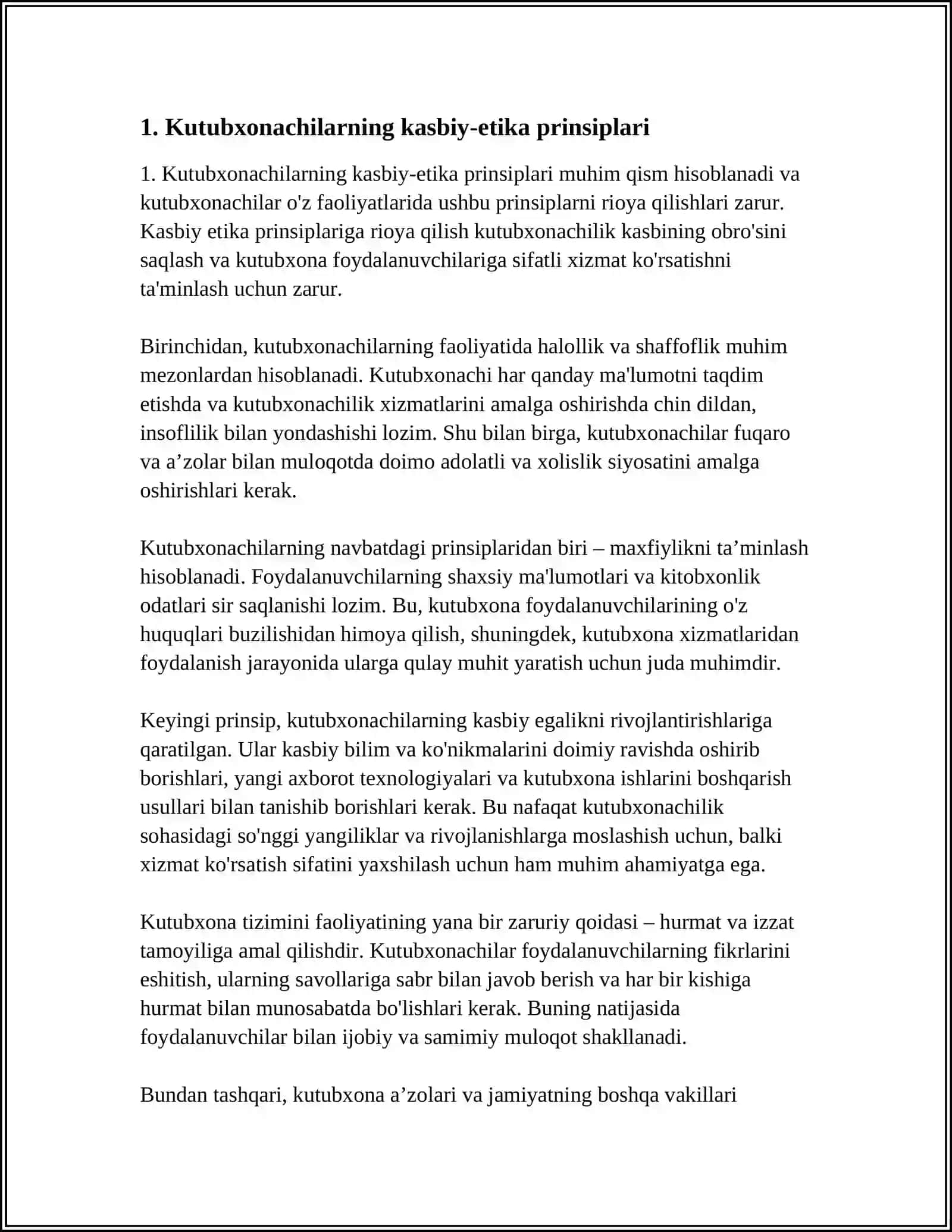 KUTUBXONALARNING KASBIY ETIKASI VA MULOQAT MADANIYATI 3