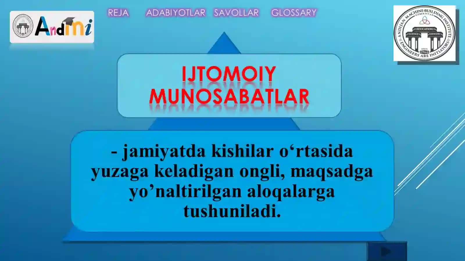 MA’RUZA MAVZUSI:O‘ZBEKISTON MILLIY TARAQQIYOTINING YANGI BOSQICHIDA FUQAROLIK JAMIYATINING SHAKLLANISHI VA RIVOJLANISHI 3