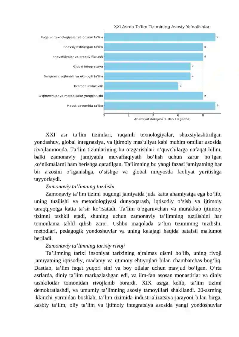 XXI ASRDA JAHON MIQYOSIDAGI TA’LIM TIZIMLARINING XUSUSIYATLARI 3