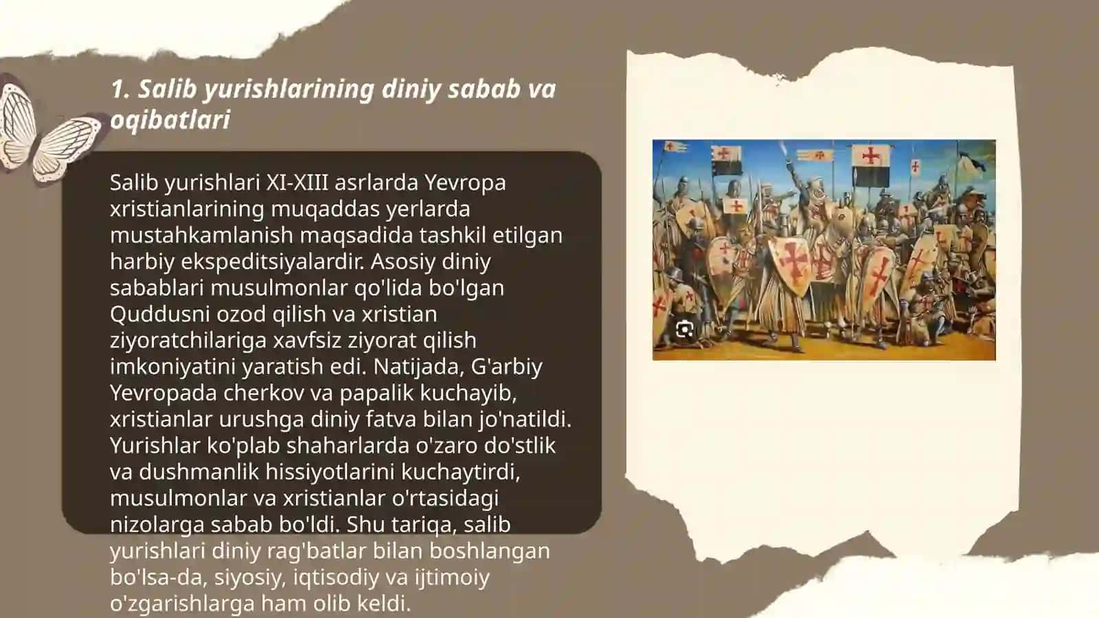 Salib yurishlari sabab va oqibatlari 3