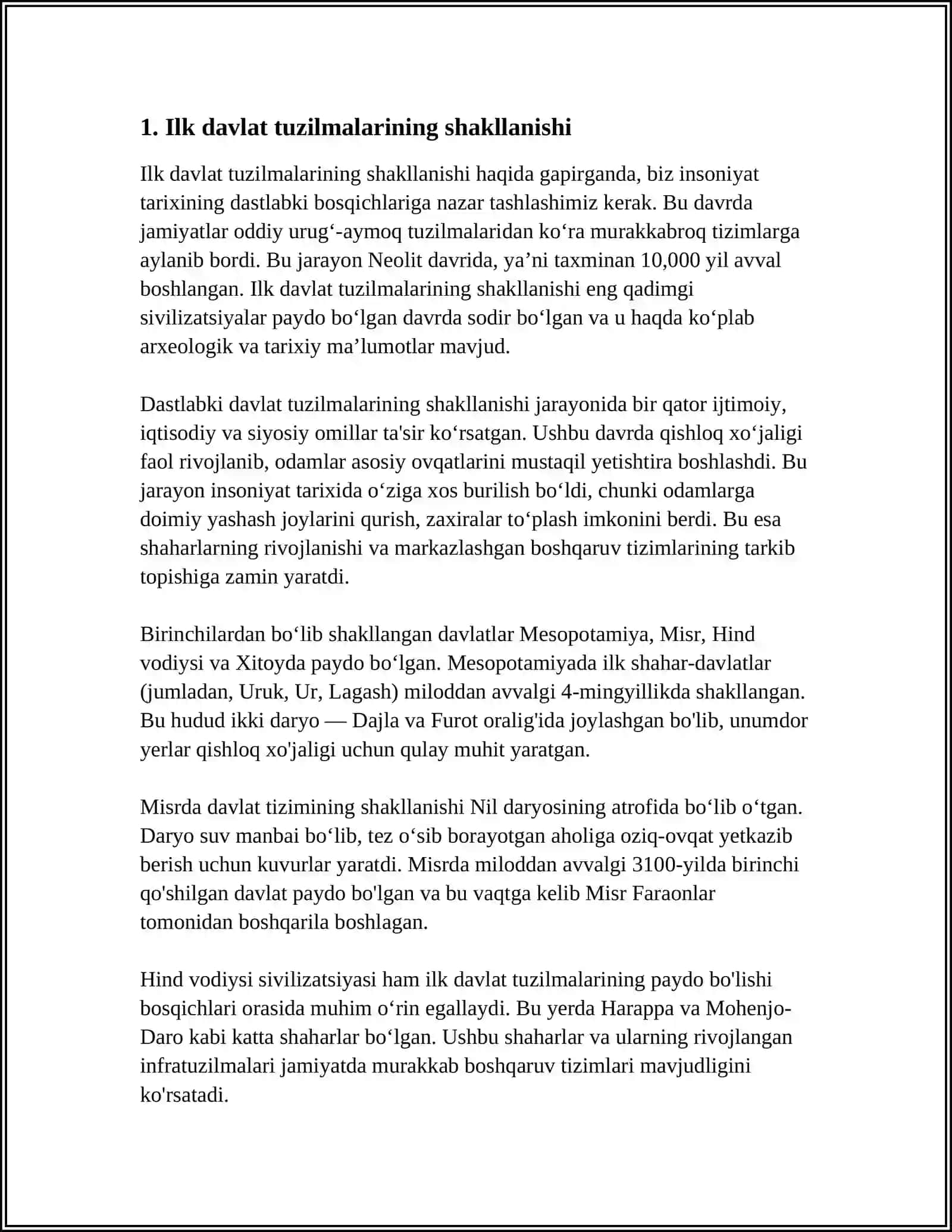 O‘ZBEK DAVLATCHILIGINING TARIXIY BOSQICHLARI 3