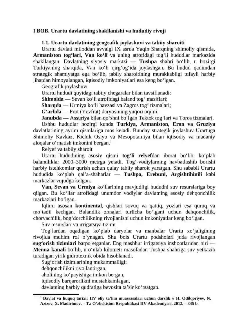 Qadimgi Urartu davlati 3