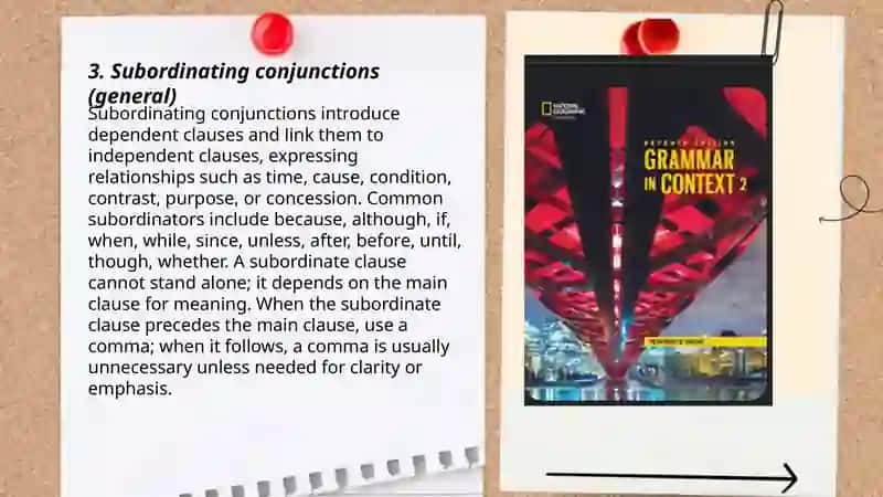 Techniques for understanding grammar in context 3