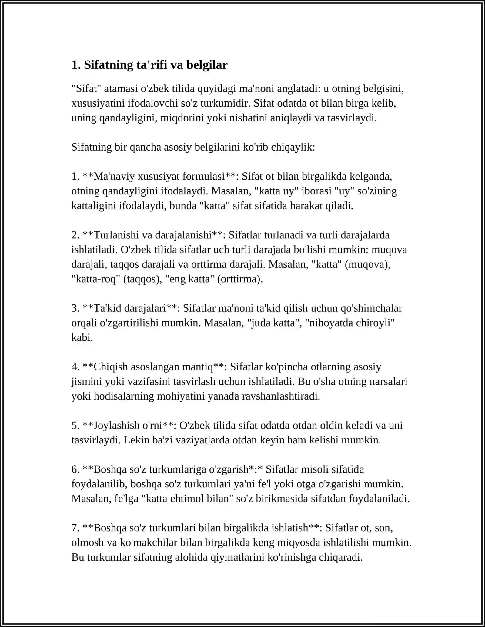 BOSHLANG’ICH SINFLARDA SIFAT MAVZUSI 3