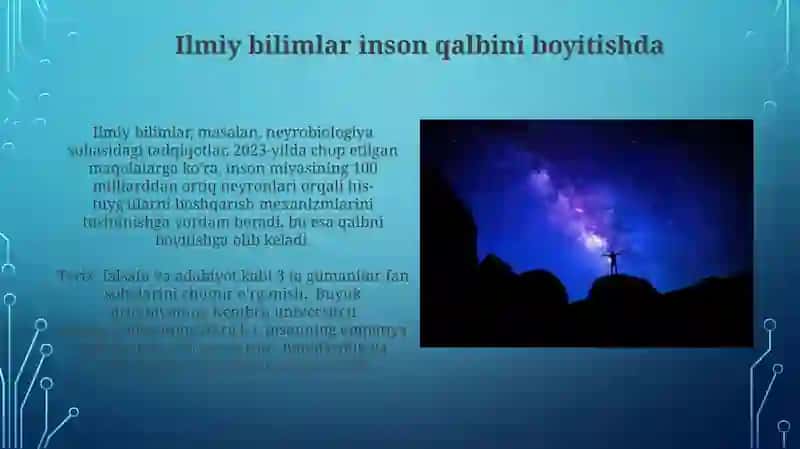 Ilmiy Bilimlar va Ma'naviy Rivojlanish 3
