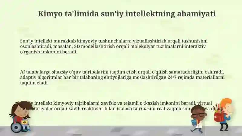 Kimyo ta'limida sun'iy intelekt 3