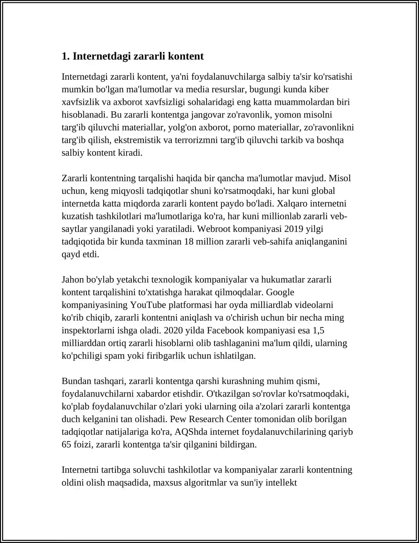 Internetdagi zararli kontent 3