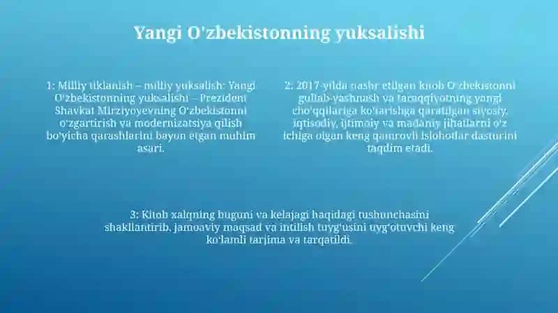 O‘zbekistonning Milliy Tiklanishi 3