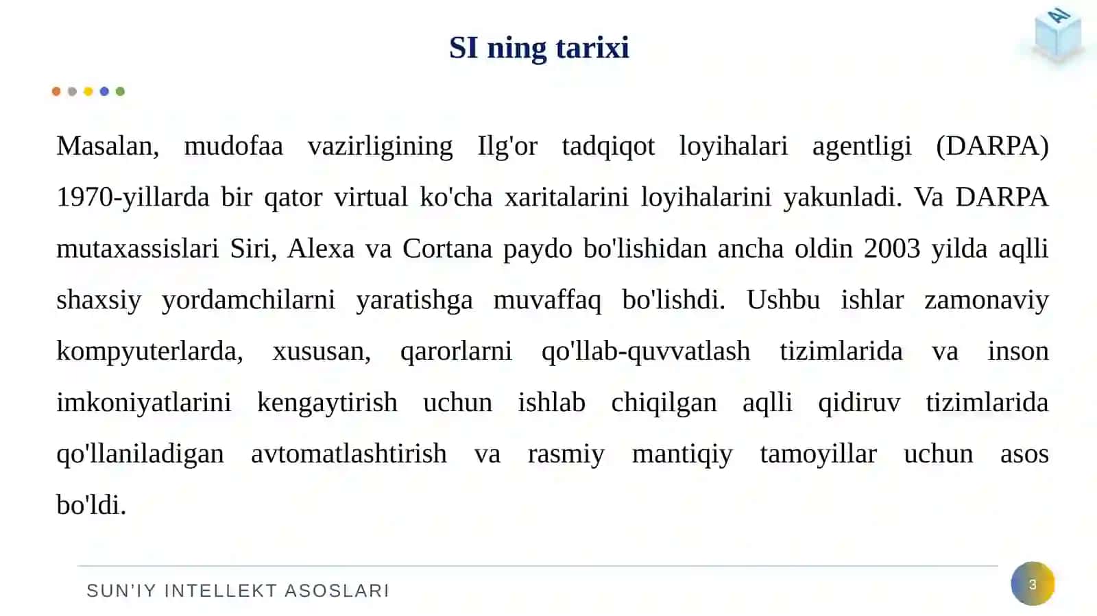 Sun'iy intellekt 3
