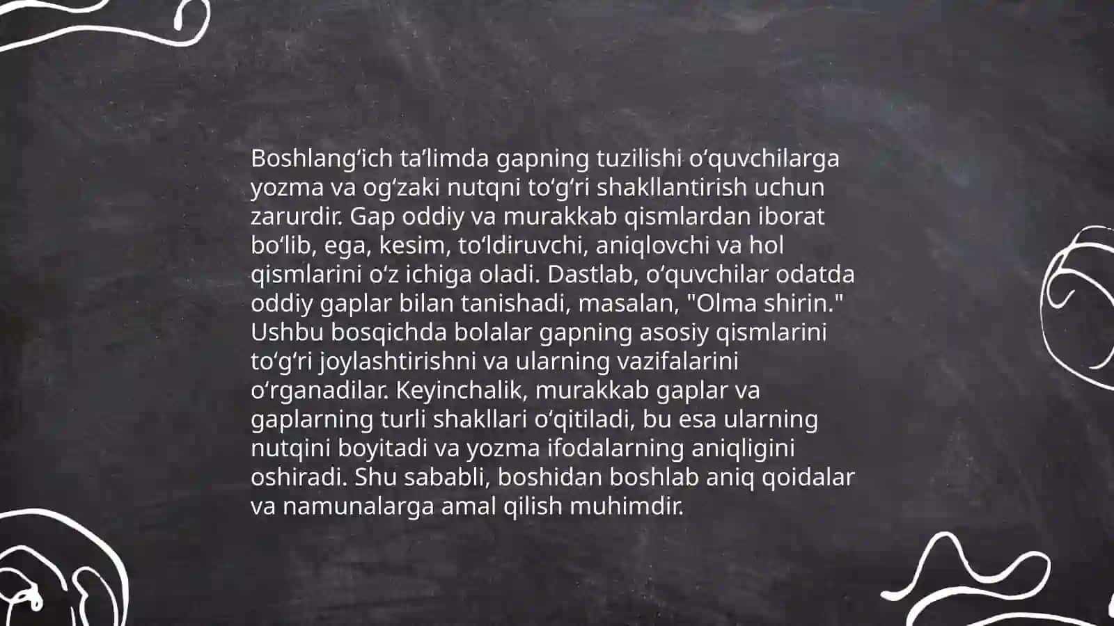 Boshlangʻich taʼlimda gap ustida ishlash 3