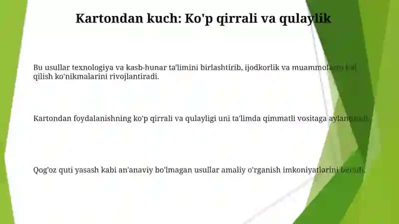 Kartondan quticha tayyorlash 3