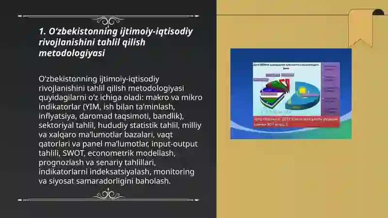 Oʻzbekiston social-iqtisodiy taraqqiyotini tahlil qilish va maqsadli tashkillashtirish mexanizmi 3