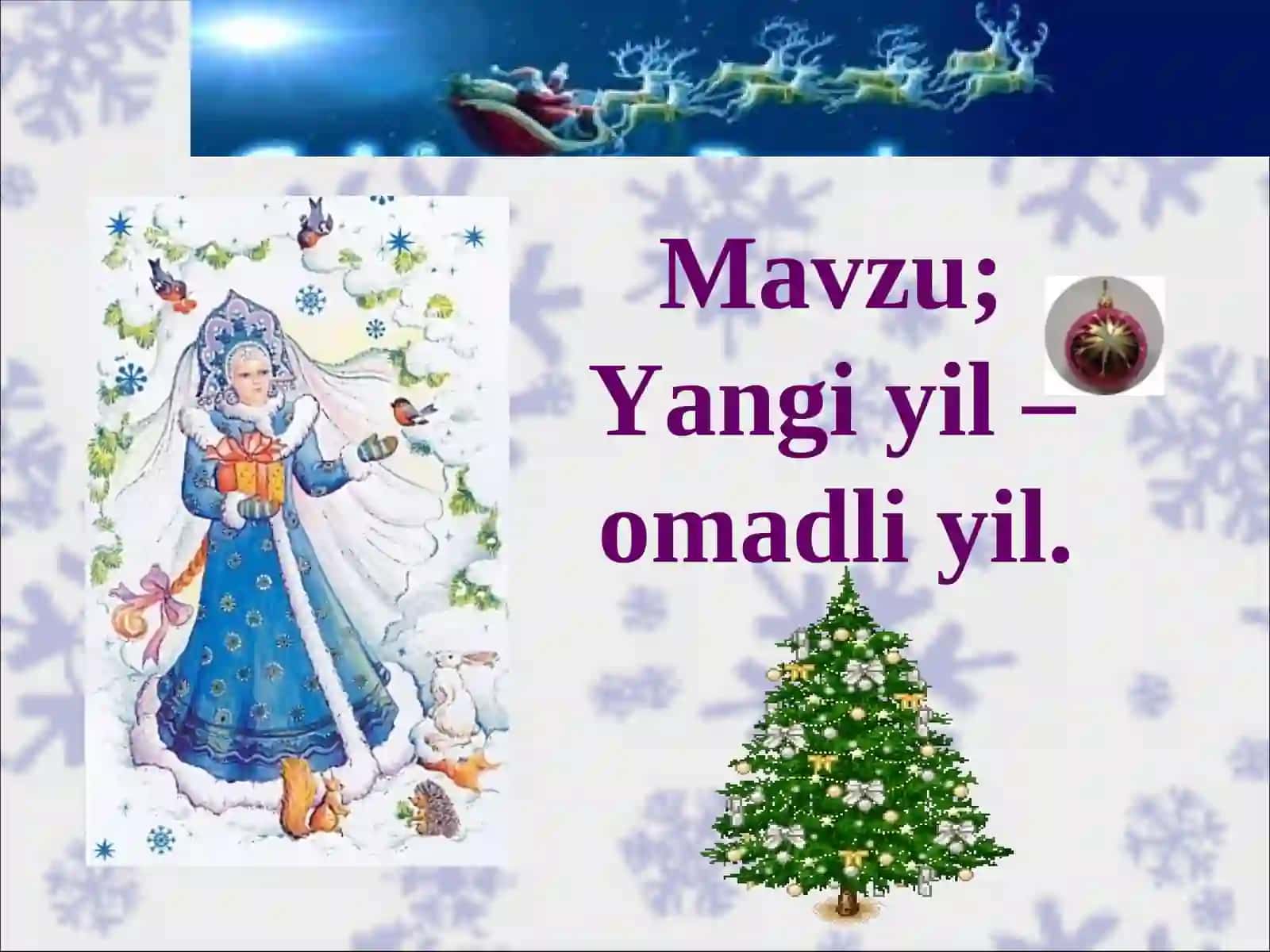 Yangi yil –  omadli yil. 3