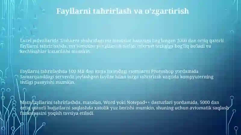 Fayillar bilan ishlash 3