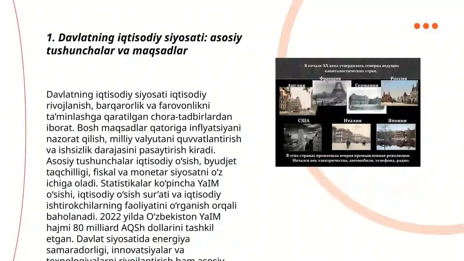 Davlatning iqtisodiy siyosati va uning mikroiqtisodiy jarayonlarga ta'siri 3