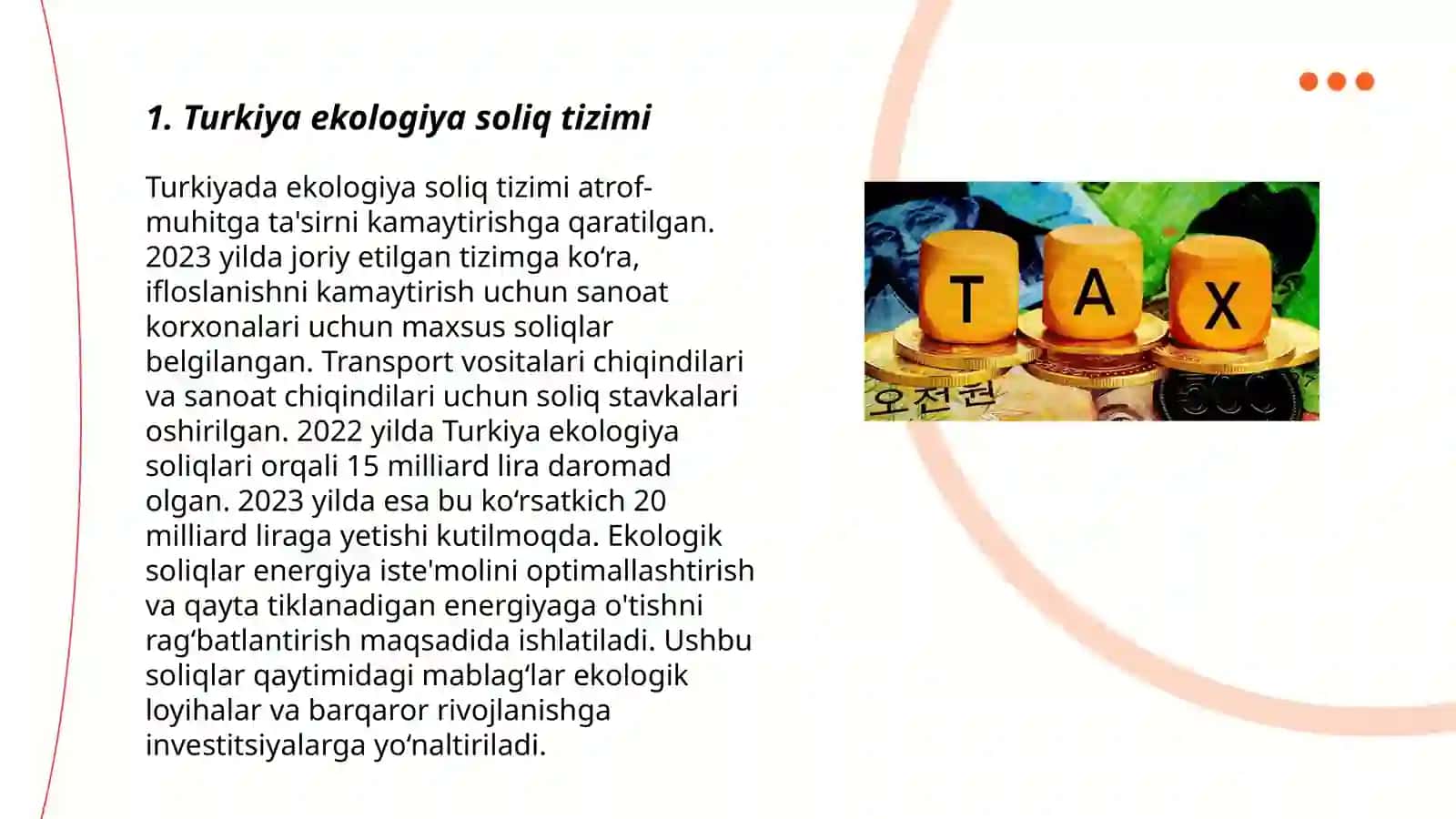 Turkiya Ekalogiya solig’i 3