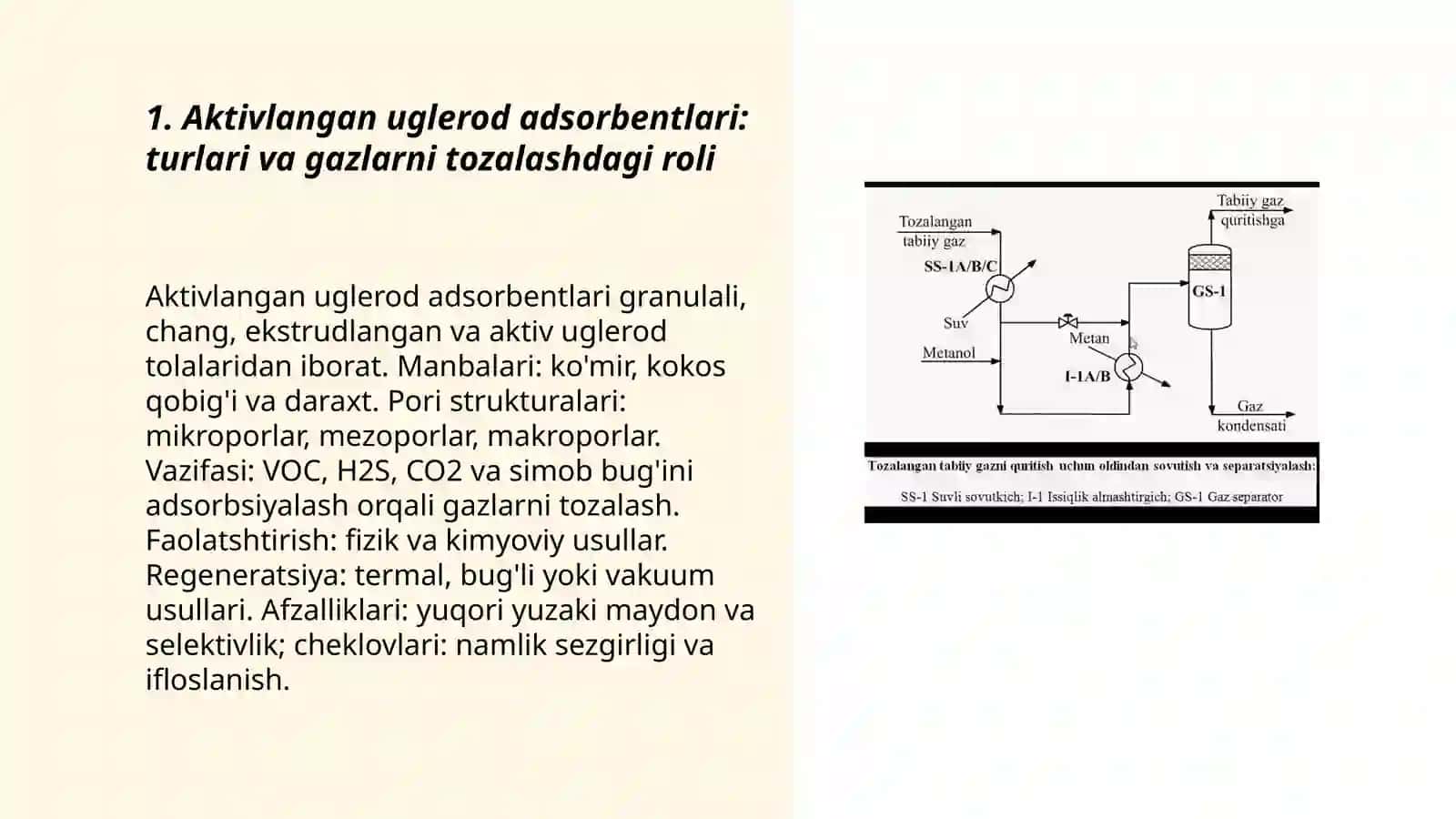 Aktivlangan uglerod adsorbentlari 3