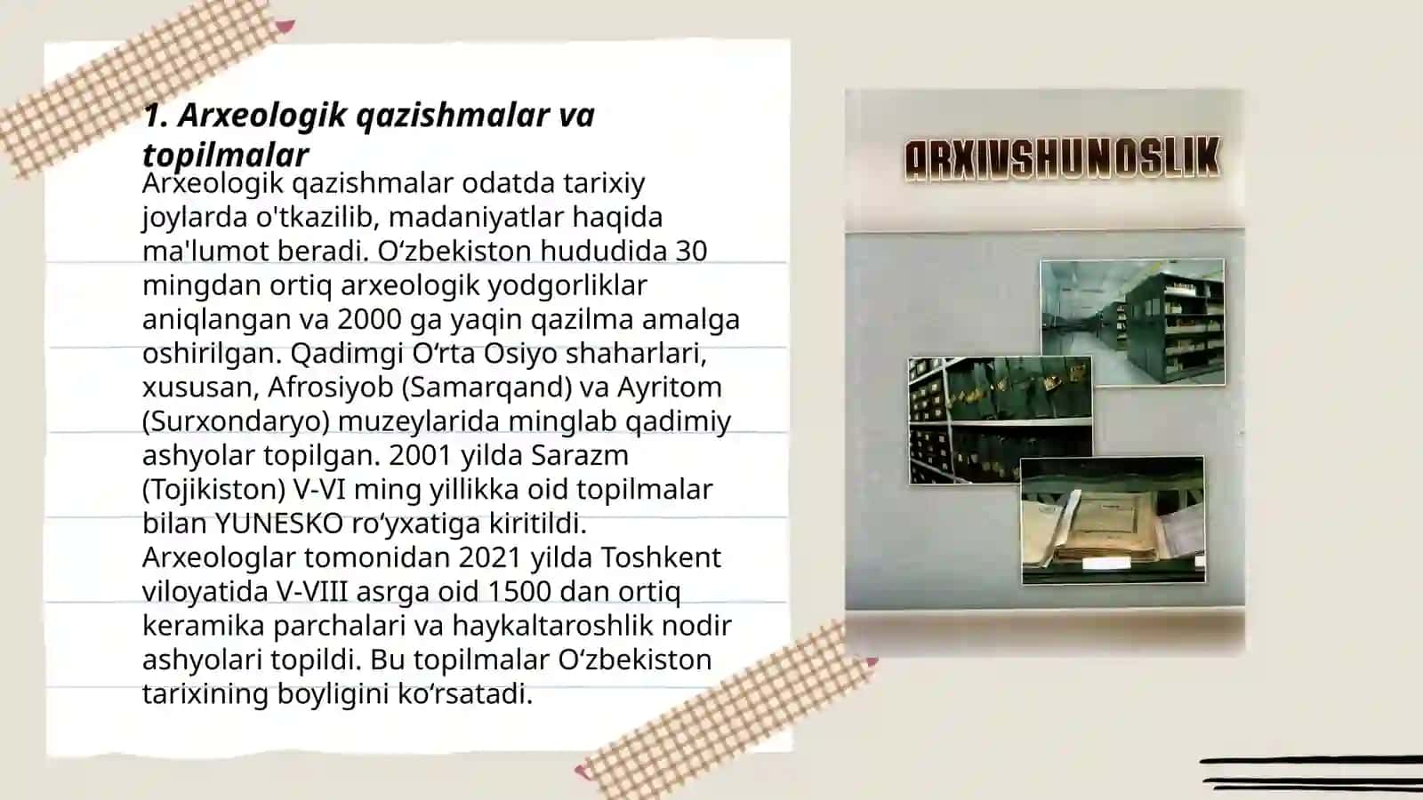 Arxealogik kataloglar 3