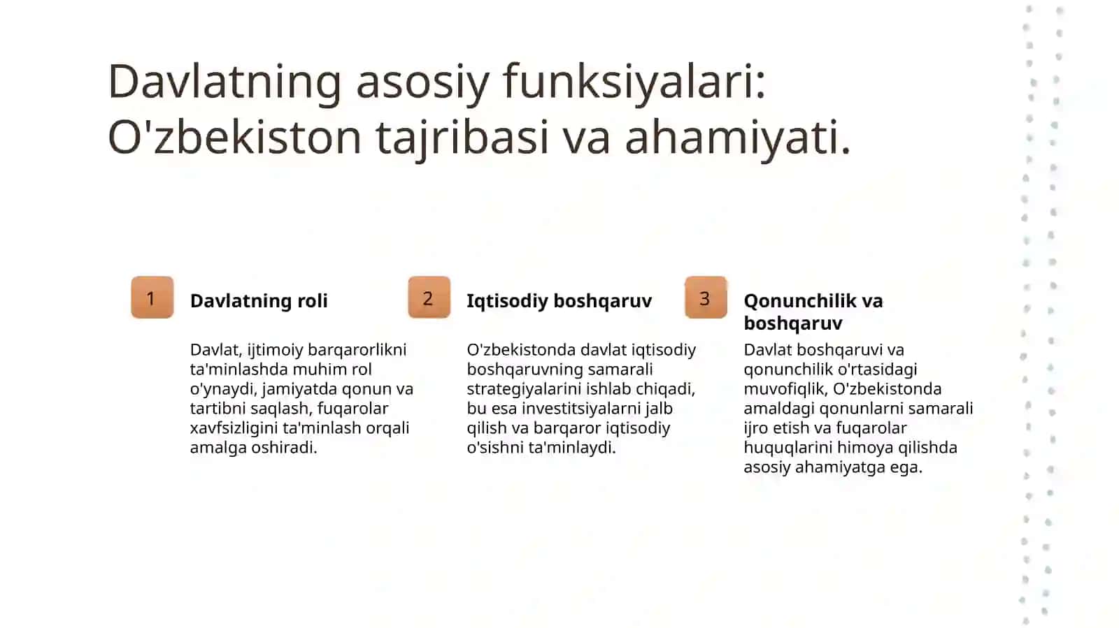 Davlatning funksiyalari 3
