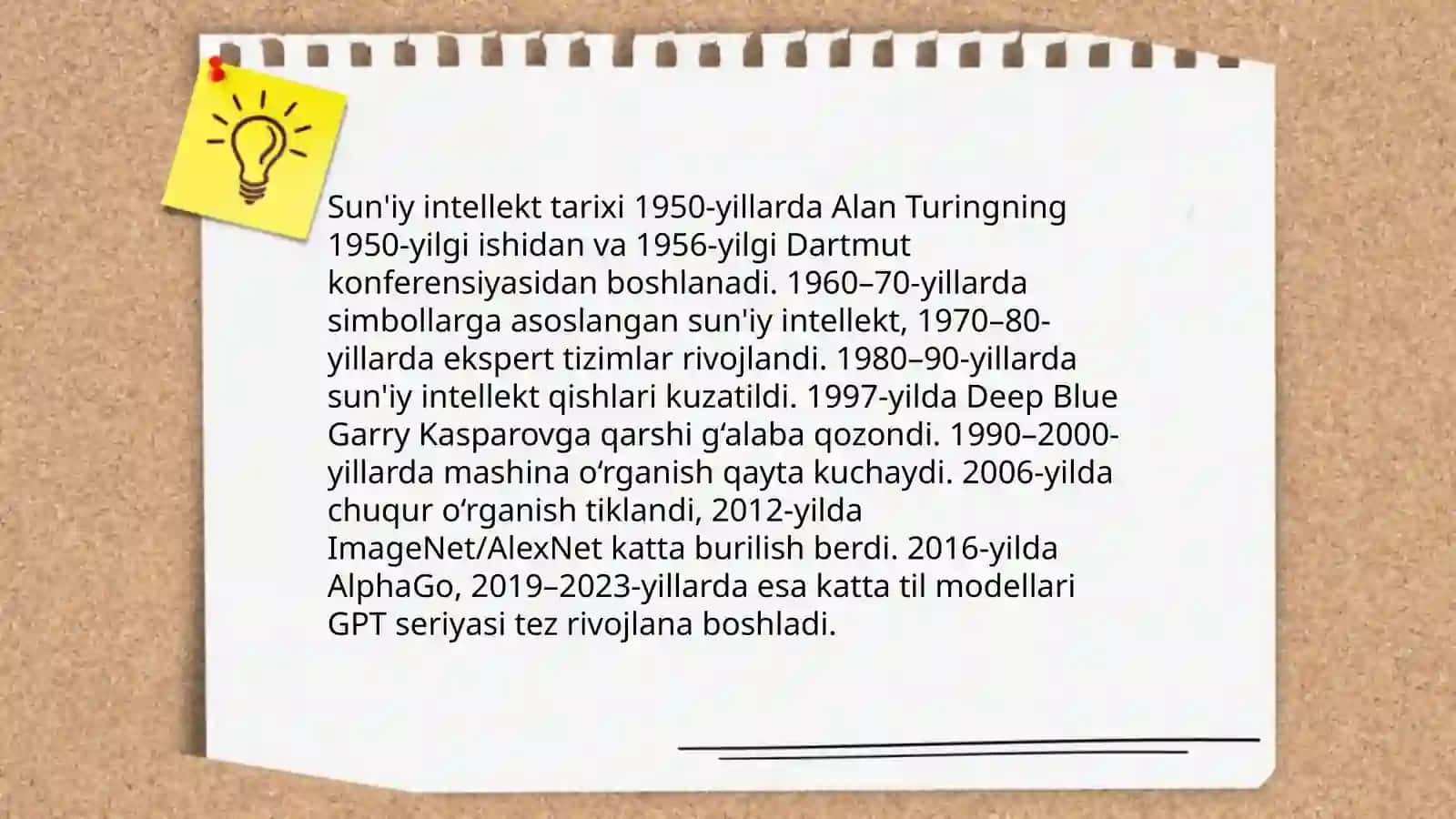 Sun'iy intellektning tarixi va rivojlanishi 3