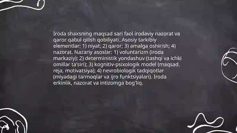 Iroda borasidagi nazoriyalar 3