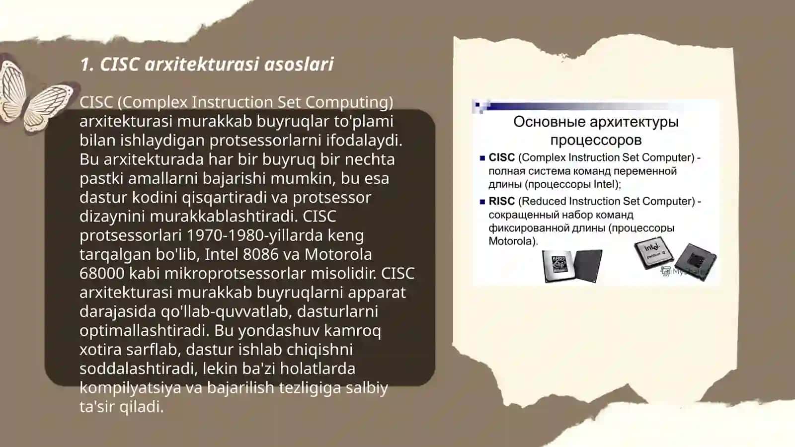 CISC Arxitekturasi Asoslari 3