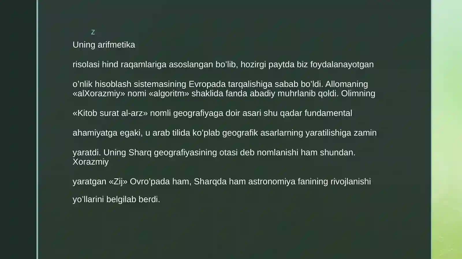 O'zbekistonning eng yangi tarixi fanidan 3