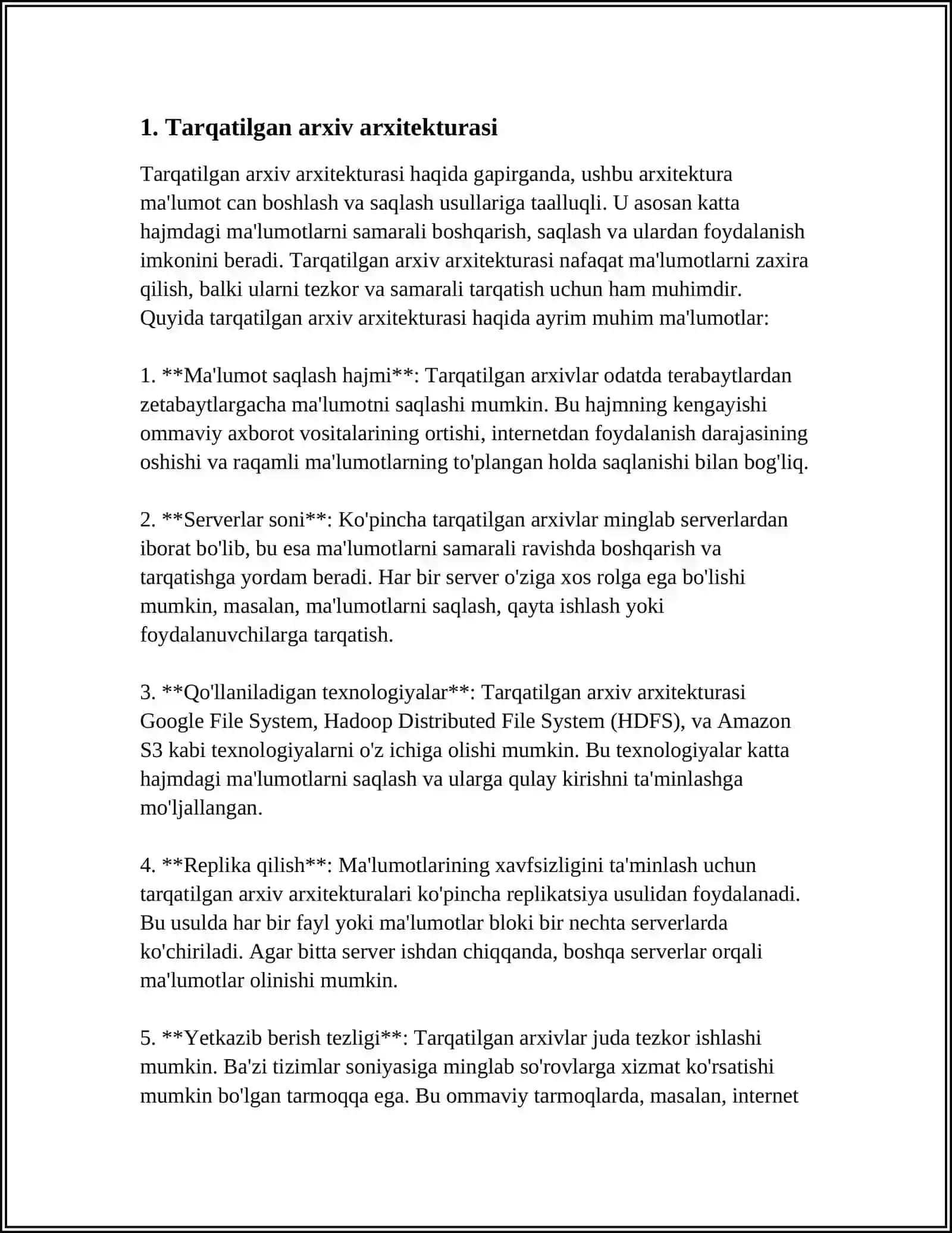 TARMOQ ARXITEKTURALARI 3