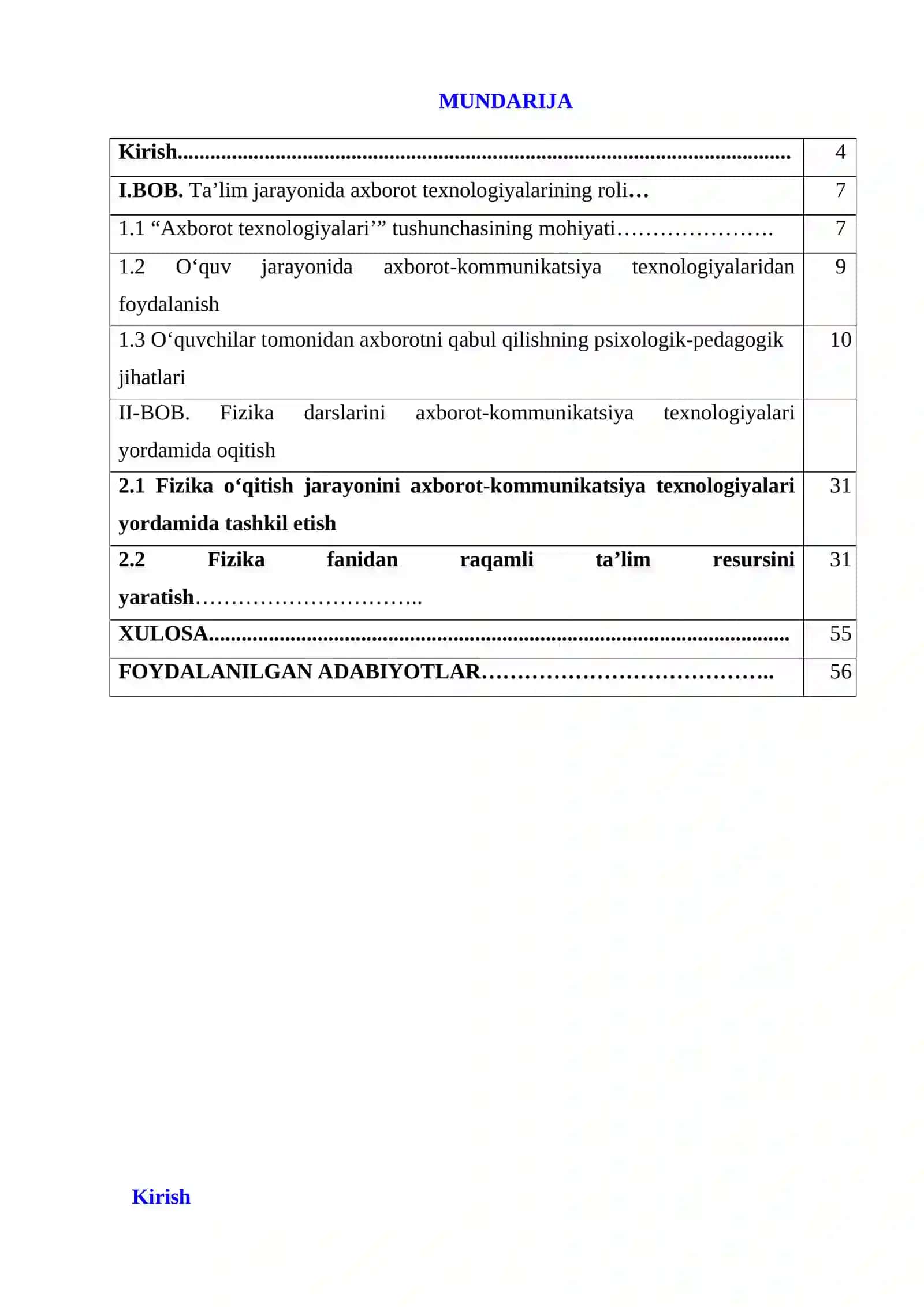 FIZIKA TA’LIMIDA AXBOROT TEXNOLOGIYALARNI JORIY QILISH 3