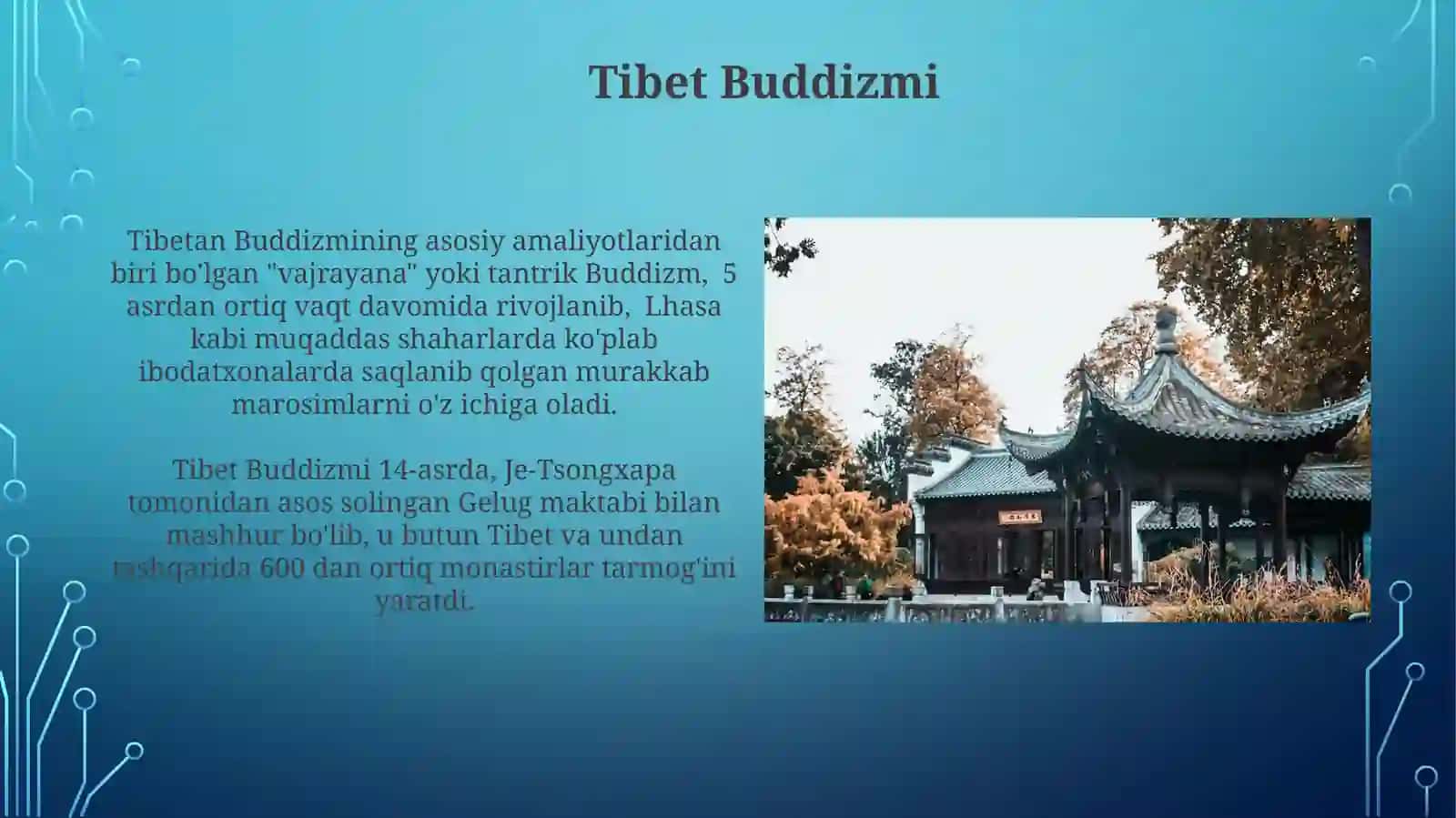 Buddaviylik yo'nalishlari 3