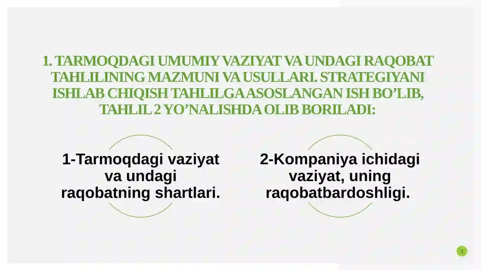 Tarmoqda ustunlikka erishish shartlari 3
