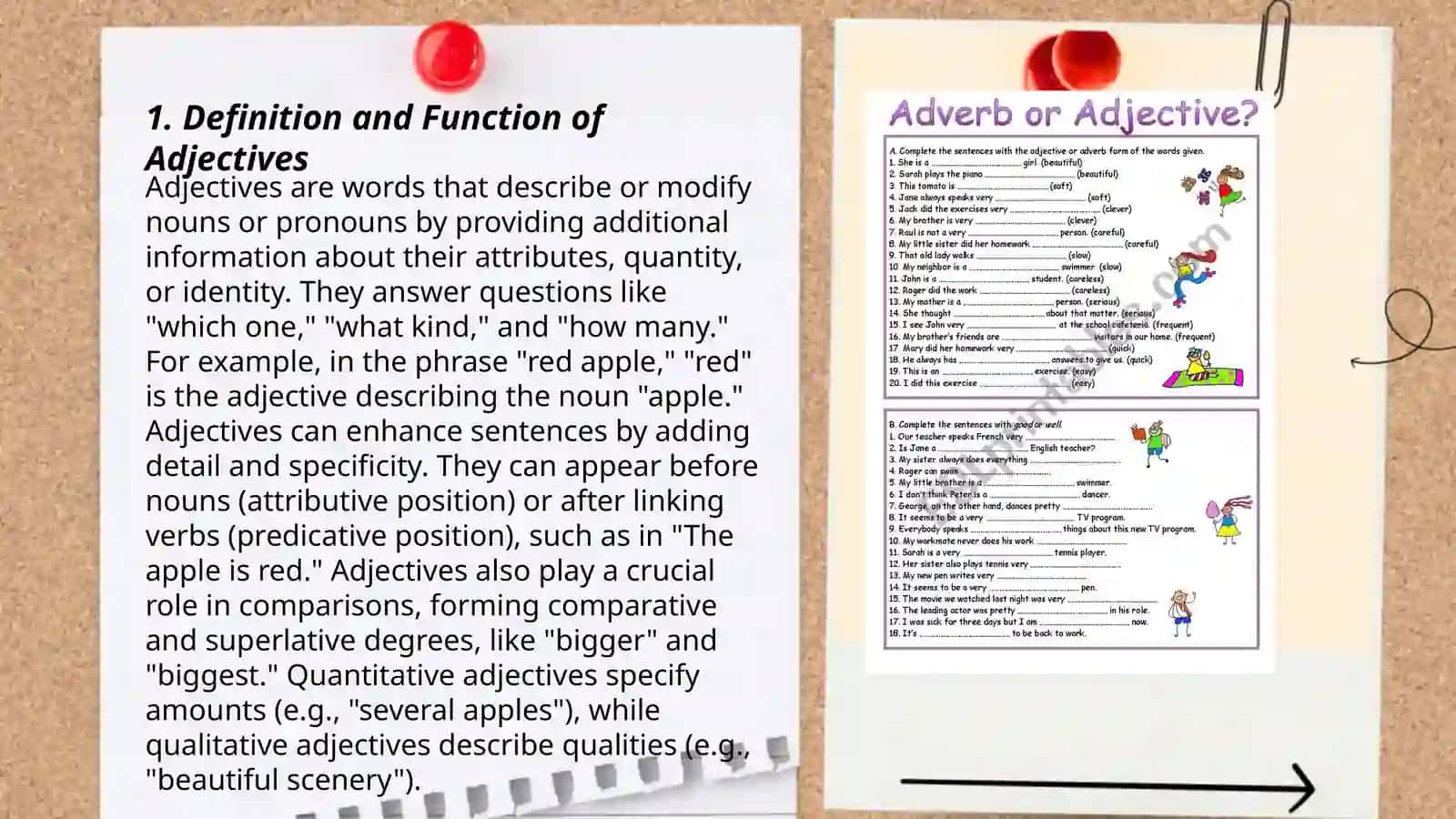 Adjectives and Adverbs 3