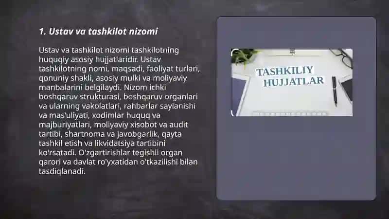Tashkiliy hujjatlar 3